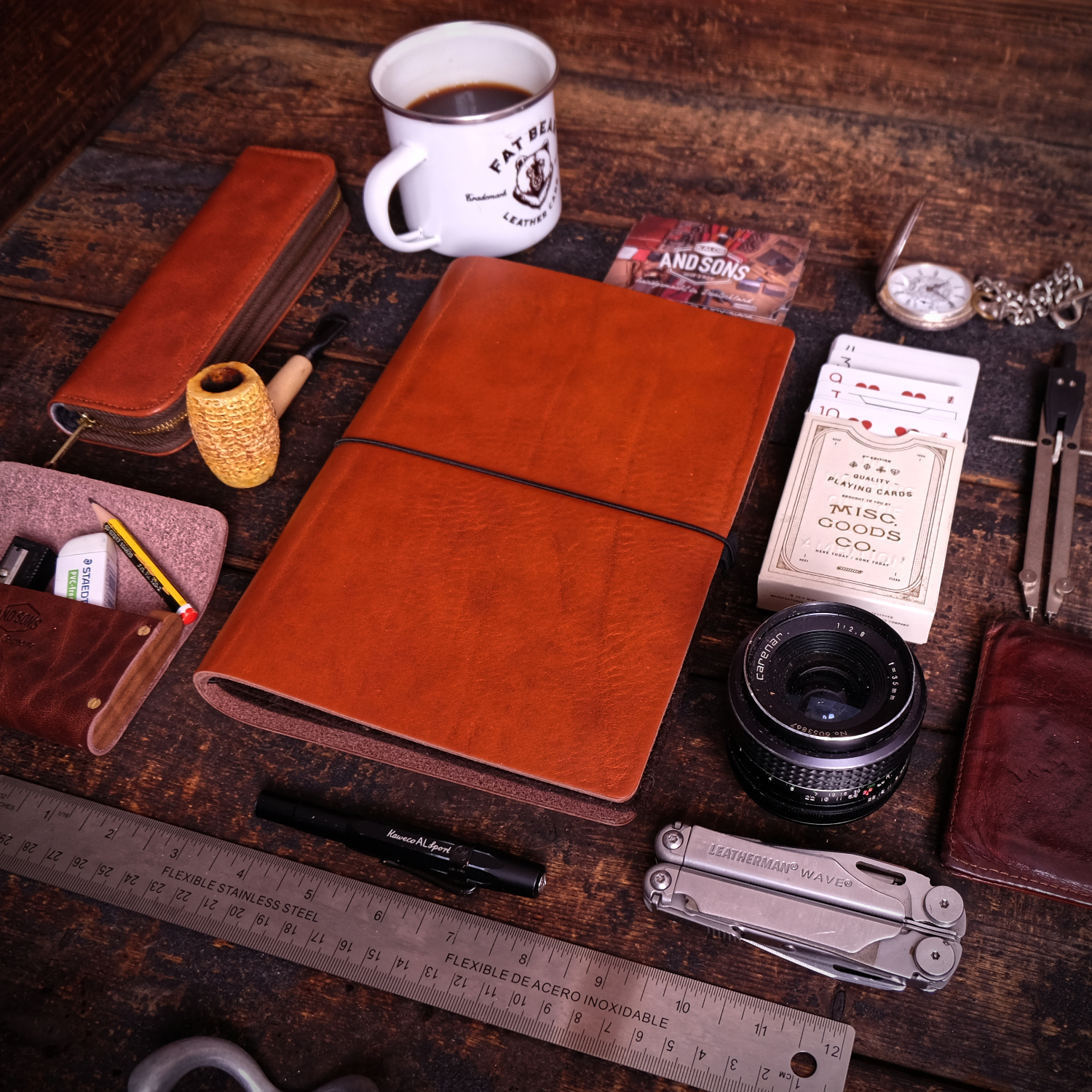 Logbuch Set A5 mit Einlagen